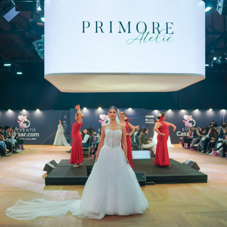 Amora Bridal e Casamarela encerram primeiro dia de desfiles do Casar.com 2026